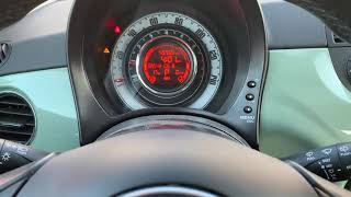 Fiat 500 service light reset [upl. by Hedveh24]