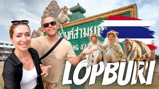 Exploring LOPBURI Thailand 🇹🇭 DAY TRIP from Bangkok Thailand [upl. by Nywde]