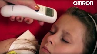 OMRON Forehead Thermometer MC720 [upl. by Yadnus399]