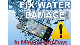 How to Fix a Wet Cell Phone in Minutes not Days [upl. by Akirdna]