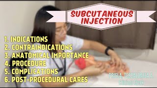 PEDIATRICS Subcutaneous Injection Skills Demo [upl. by Enaitsirhc]