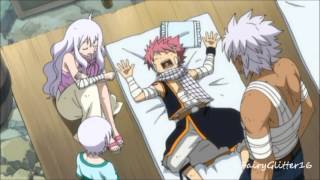 Fairy Tail  Natsu Sleeps Cute Episode 120 [upl. by Egdamlat]