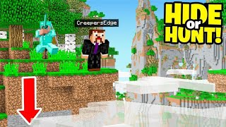 Hunted in a Minecraft AMPLIFIED World Hide Or Hunt 4 [upl. by Glimp799]