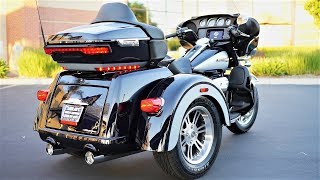 2019 HarleyDavidson TriGlide Ultra FLHTCUTG │ Review and Test Ride [upl. by Oznecniv]