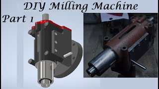 DIY Milling Machine Build Based on Bridgeport Part 1 Quill box and spindle assembly [upl. by Atalaya503]