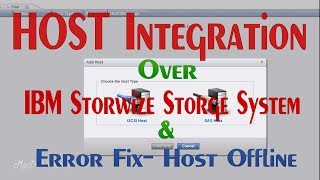 IBM Storwize v3700 configuration part04Host Integration [upl. by Goar127]