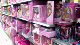 WalMart Girls Toy Section [upl. by Lenard]