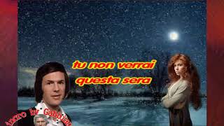 Adamo  Cade la neve karaoke fair use [upl. by Odessa862]