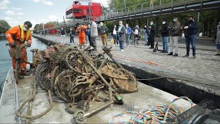 River of rubbish Can the Seine be ready for the 2024 Olympics [upl. by Alhsa]