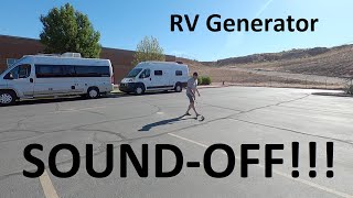 New QUIET RV Generator  Cummins Onan QG2800i SoundOff Testing [upl. by Aiuqcaj]