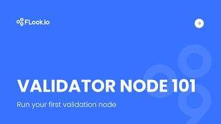 Validator node 101 [upl. by Yras]