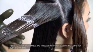 Brazilian Keratin Application Process FULL Version [upl. by Silohcin]