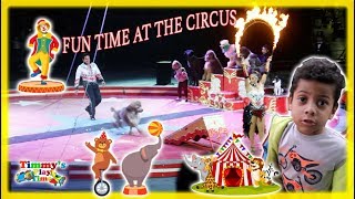 Circus For Kids  Animals Circus Dogs show Fun time with family Part 1 [upl. by Ainevuol]