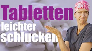 TABLETTEN SCHLUCKEN lernen  RICHTIG einnehmen [upl. by Asehr]