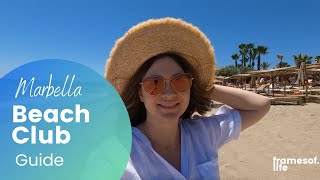 Marbella  Beach Club Guide [upl. by Anawal751]