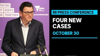 Four new coronavirus cases recorded in Victoria  ABC News [upl. by Ylsel]