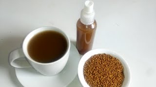 Amazing Fenugreek Tea for Hair Growth [upl. by Bibby]