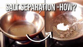 How to separate Salt Solution by Evaporation Science Experiment [upl. by Weiner726]