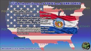 Missouri State Song MISSOURI WALTZ with music vocal and lyrics [upl. by Euhc]