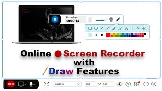 Free Online Screen Recorder With Draw and Highlight Feature  ACEThinker [upl. by Floria]