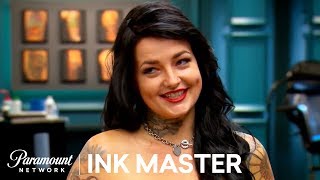 Emilys Mystery Design  Ink Master Redemption Season 1 [upl. by Hallette]