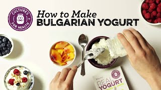 How to Make Bulgarian Yogurt [upl. by Adnawad]