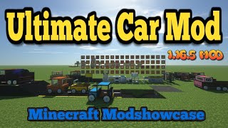 Minecraft 1165  Ultimate Car Mod [upl. by Ameehsat]