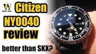 Citizen NY0040 Review  is it better than Seiko SKX007 [upl. by Lapointe]