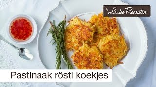 Pastinaak rösti koekjes [upl. by Sebbie]