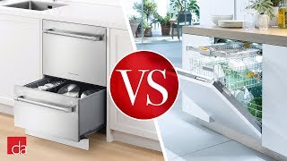 Drawer Dishwasher vs Standard Dishwasher [upl. by Tootsie]