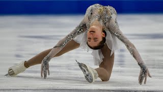 14yearold Isabeau Levito slays audience places 4th in short program at US Championships [upl. by Neve103]