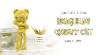 Amigurumi Cat Crochetalong  Part 2 [upl. by Grete617]