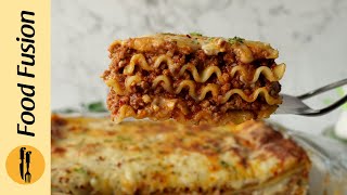 Beef Lasagna Recipe by Food Fusion [upl. by Alded]