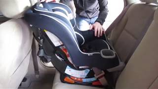 How To Install Graco Extend2Fit Convertible Car Seat RearFacing [upl. by Ivette]