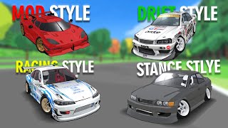 4 TYPE OF CARS IN FR LEGENDS [upl. by Tebazile]