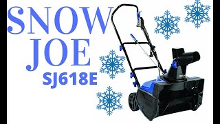 SnowJoe Electric Snow Thrower review [upl. by Normak]