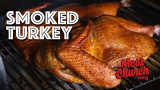 How To Smoke a Delicious amp Juicy Whole Turkey [upl. by Neelhtac]