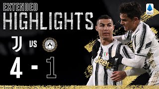 Juventus 41 Udinese  Clinical Finishing from CR7 Dybala amp Chiesa  EXTENDED Highlights [upl. by Vedi]