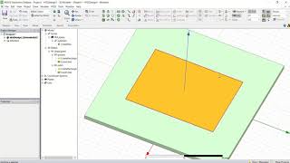 MICROSTRIP PATCH ANTENNA DESIGN WITH HFSS [upl. by Fulmer]