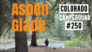 Aspen Glade Campground  Our 250th Colorado Campground Tour  Rio Grande National Forest [upl. by Ahsieyn892]