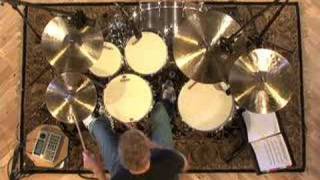 Sixteenth Note Accent Beats  Drum Lessons [upl. by Ebert762]