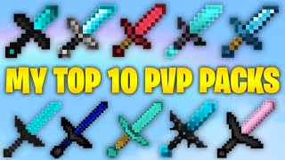 MY TOP 10 BEST PvP TEXTURE PACKS 189 [upl. by Gerson]