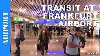 TRANSIT WALK AT FRANKFURT Airport FRA Terminal 1  Connection Flight Transfer Arriving amp Departing [upl. by Eelibuj912]