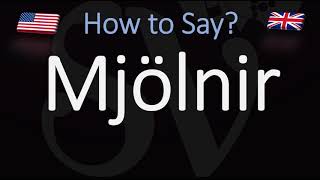 How to Pronounce Mjölnir CORRECTLY Thors Hammer Name Pronunciation [upl. by Krute]