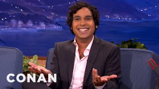 Kunal Nayyar Is Adjusting To Married Life  CONAN on TBS [upl. by Neddy]