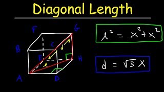 Diagonal Length of a Cube [upl. by Frannie]