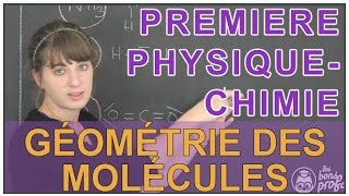 Géométrie des molécules  PhysiqueChimie 1ère  Les Bons Profs [upl. by Eilujna380]