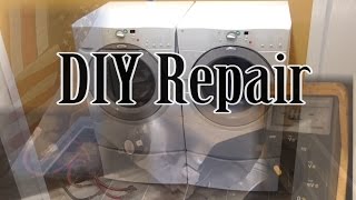 Whirlpool Dryer Repair  No Heat Replace Heating Element 3387747 [upl. by Heeley]