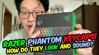 Razer Phantom Keycaps First Impressions and Installation [upl. by Akemal41]