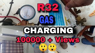 R32 Refrigerant chargingstep by step procedure [upl. by Rhianon]